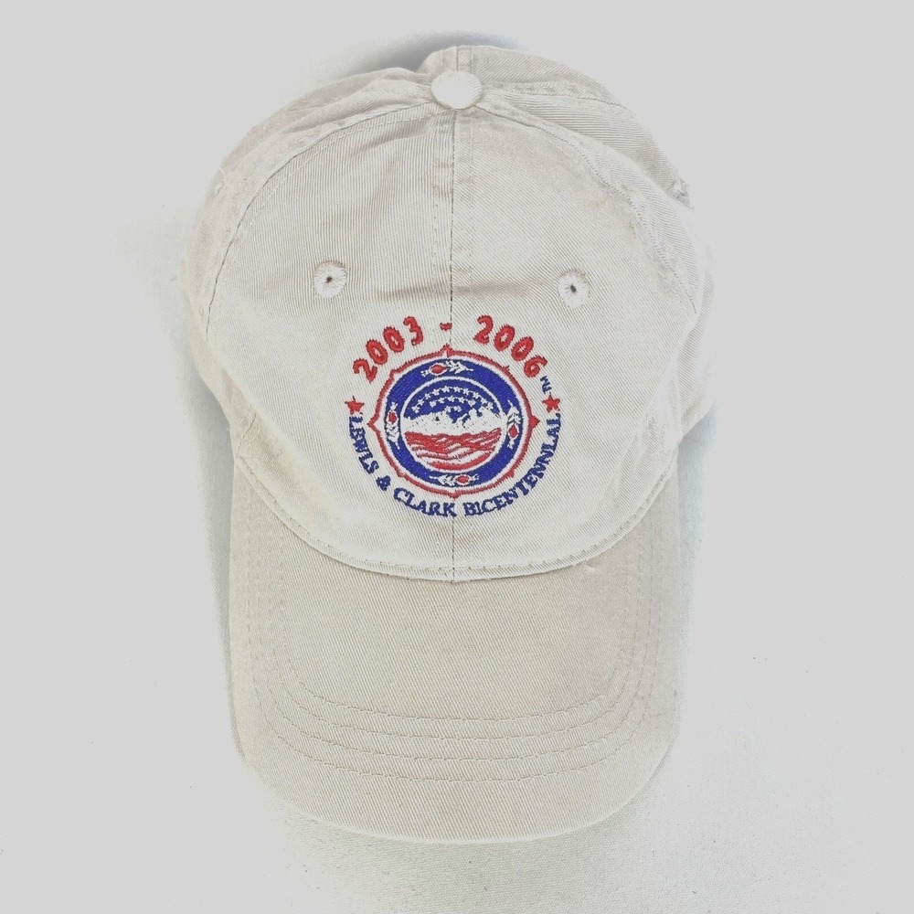 Lewis & Clark Bicentennial 2003-2006 Tan Dad Hat Cap OTTO Adjustable